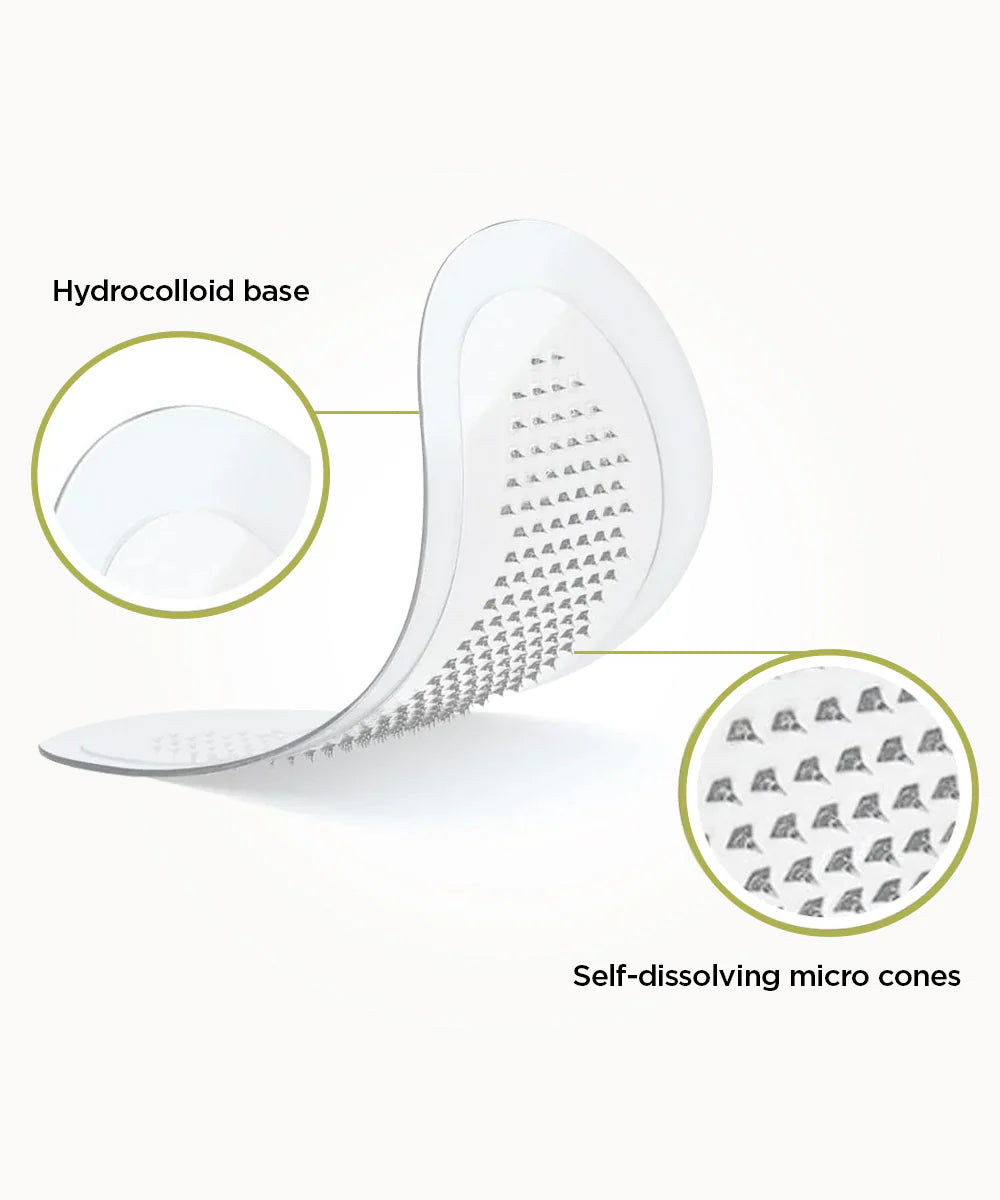 Luna Microcare® MICRONEEDLE OVERNIGHT EYE WRINKLE PATCHES 1pcs