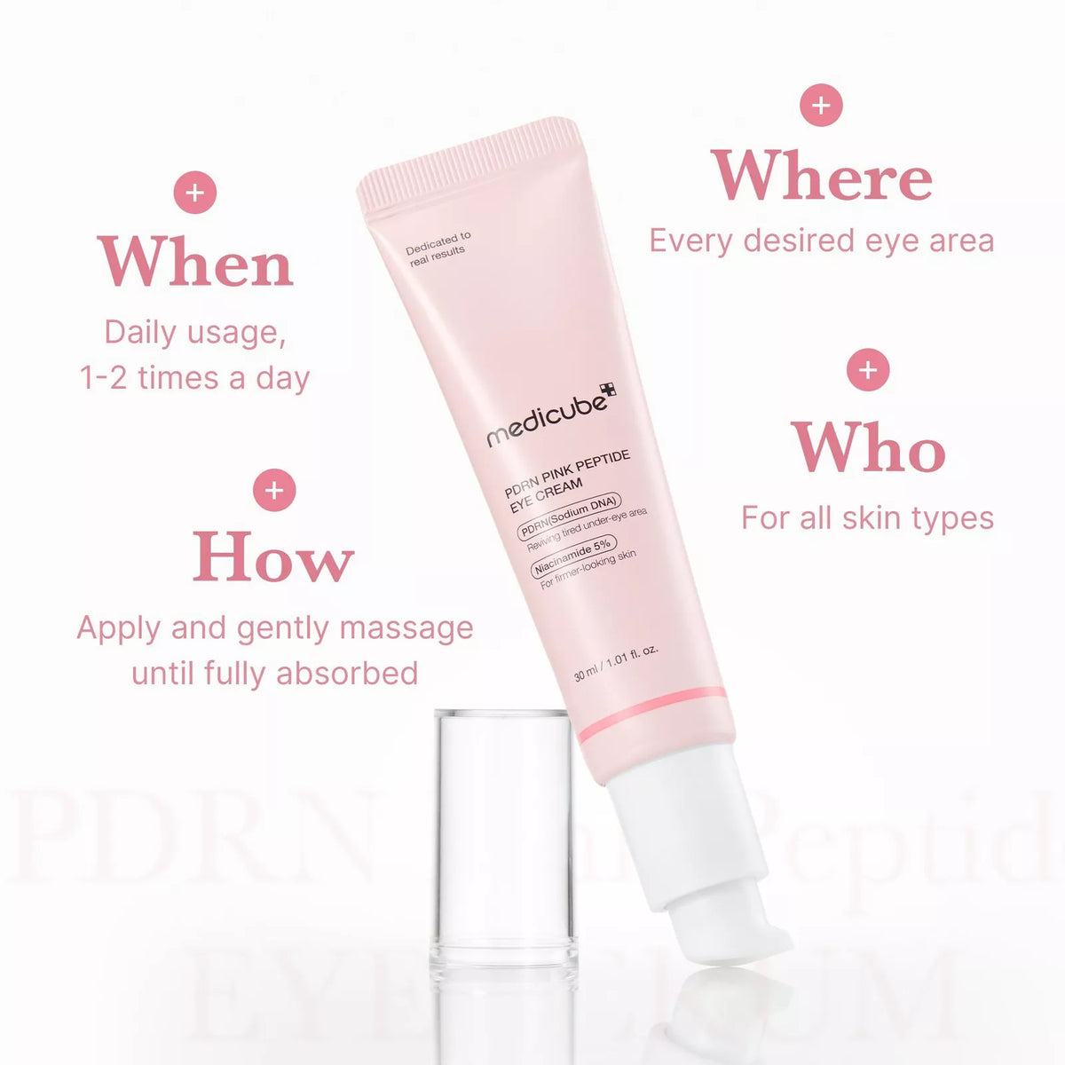 Medicube PDRN Pink Peptide Eye Cream 30ml