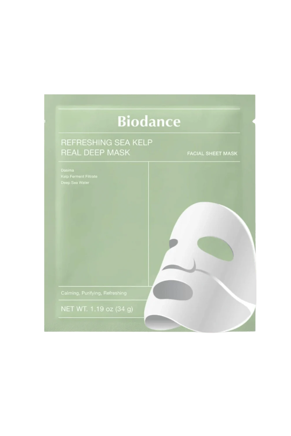 Biodance REAL DEEP MASK 2種5箱 計10箱セット BIODANCE Refreshing Sea Kelp Real Deep Mask (1pcs)