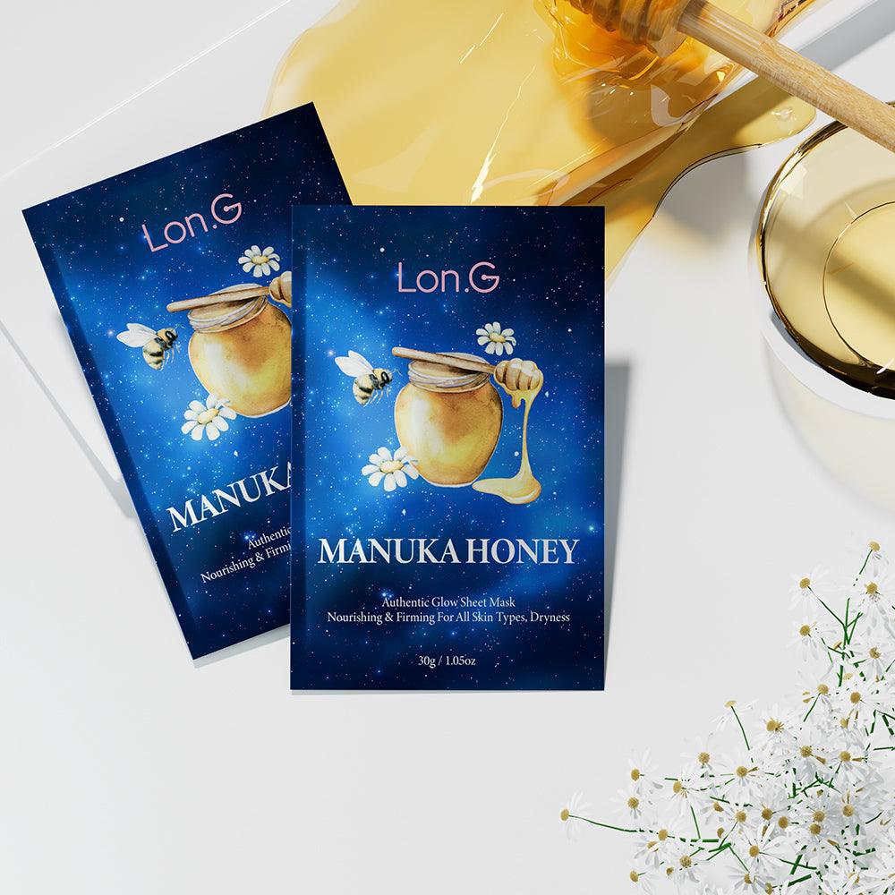 Manuka Honey Authentic Glow Sheet Mask (10 units) - KoR London