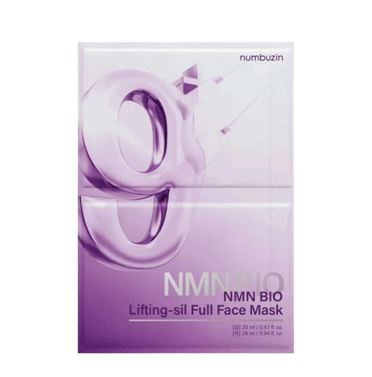 Numbuzin No. 9 NAD Bio Lifting-Sil Full Face Mask – 1 pcs. (with Fabric Lifting Band)