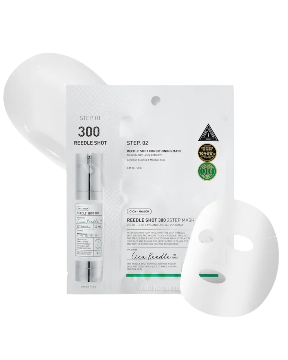VT COSMETICS REEDLE SHOT 300 2-STEP MASK 1pcs