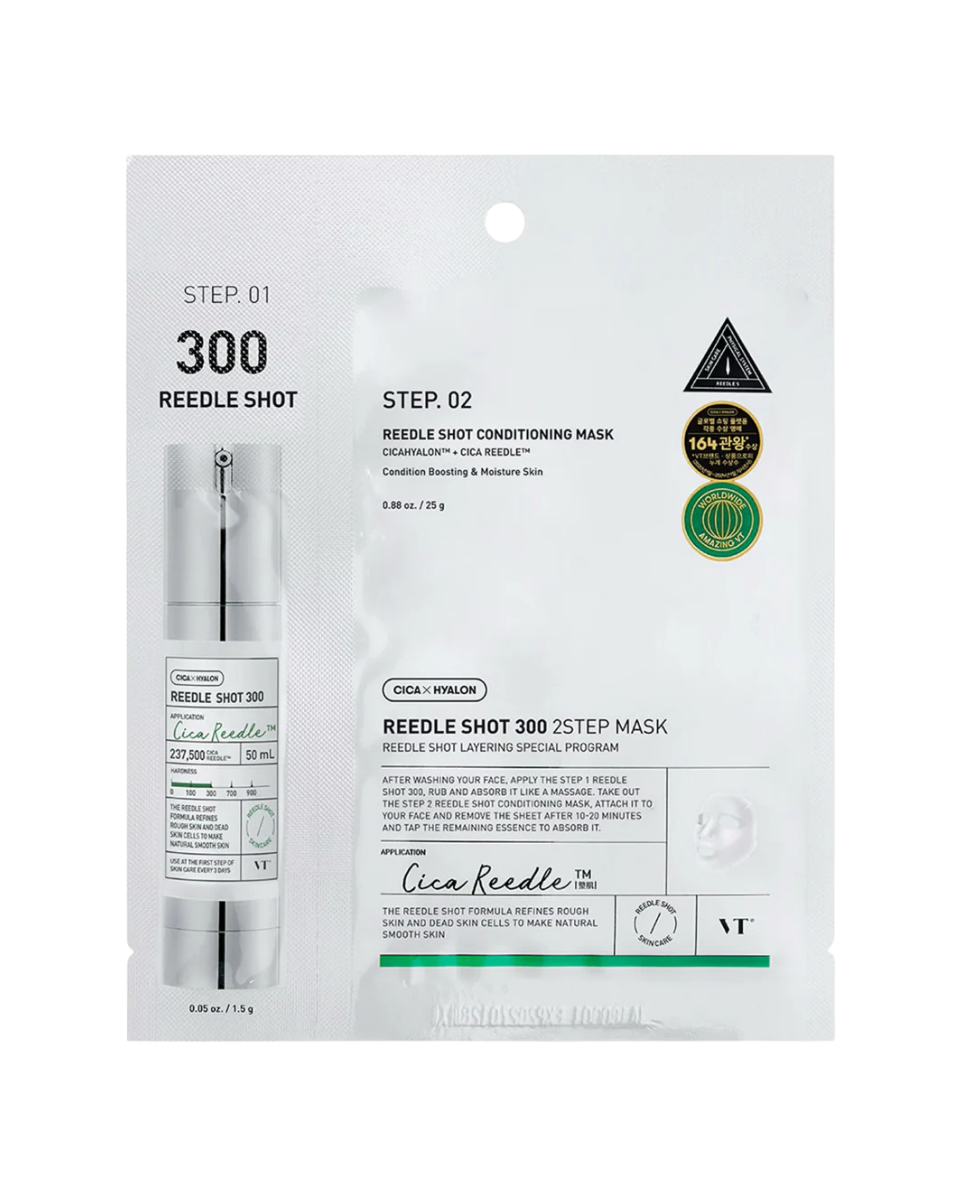 VT COSMETICS REEDLE SHOT 300 2-STEP MASK 1pcs