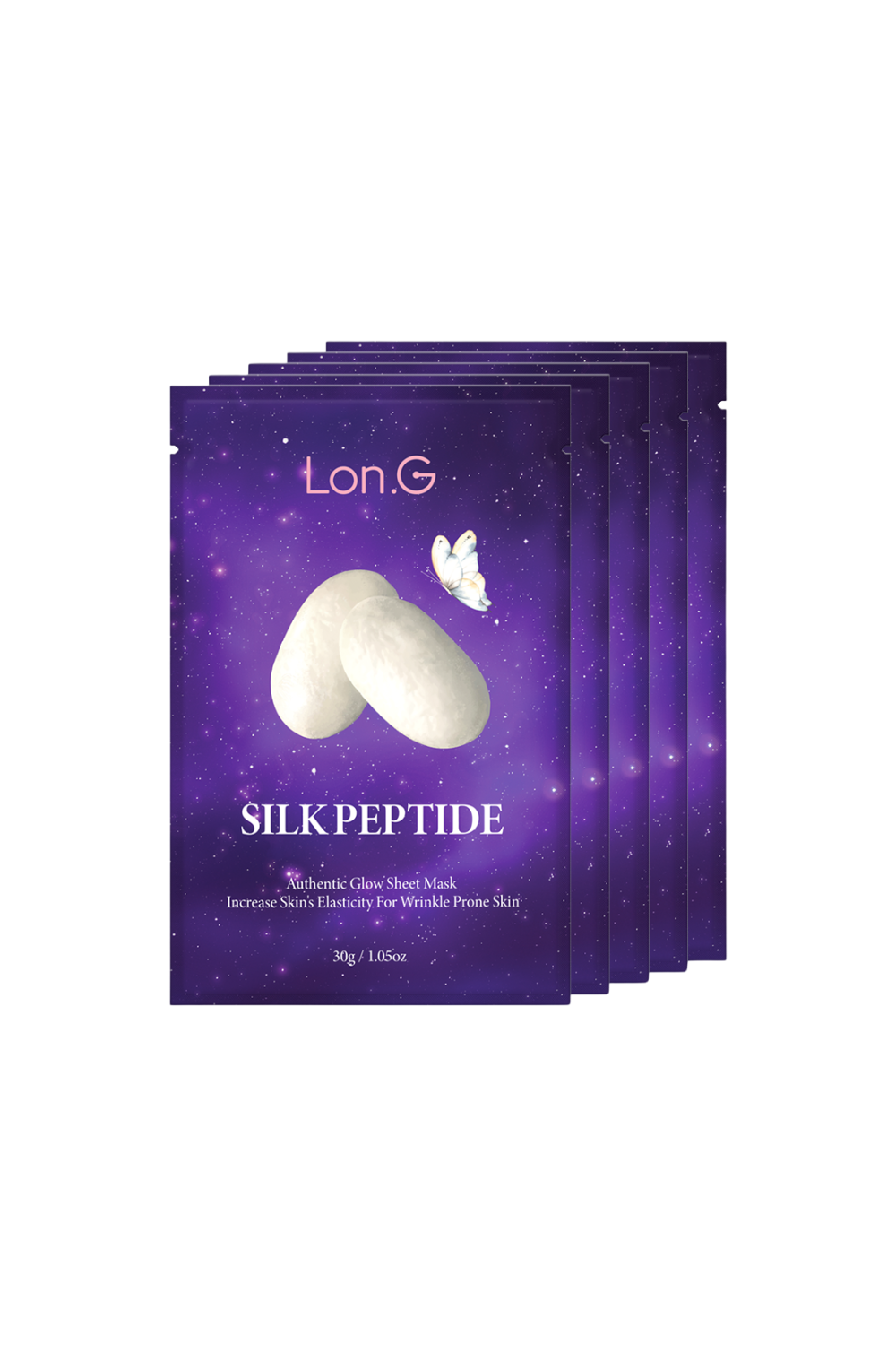 Silk Peptide Authentic Glow Sheet Mask  (10 units)